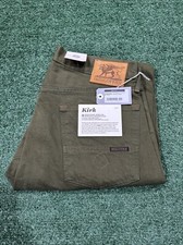 NWT Indigofera Kirk 12oz Japanese Selvage Denim Green Washed Jeans Size 34x34