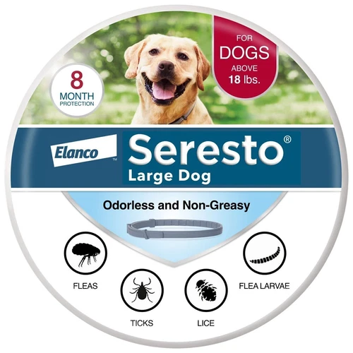 2X Flea & Tick Collar for Large Dogs 18lbs 8Months Protection New Sealed - Photo 2/5