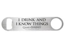 Official HBO Game of Thrones HBO I Drink and I Know Things Tyrion Bottle Opener