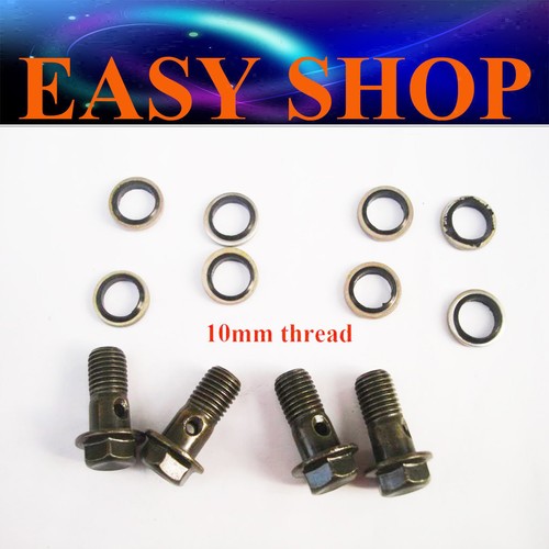 10mm Banjo 1800mm Hydraulic Braided Brake Hose Line PIT Quad Dirt