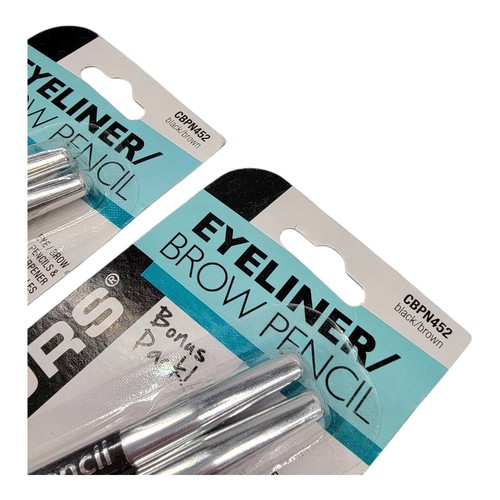 2 Pack L.A. Colors Eyeliner Brow Pencil Sharpener Black Brown Defines CBPN452 - Picture 4 of 6