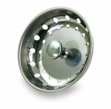 Kitchen Sink Strainer, Replacement Stainless Steel Drain Basket w/Stick Post