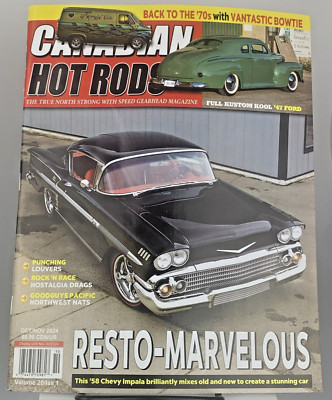 CANADIAN HOT RODS  October/November 2024 Resto-Marvelous NEW