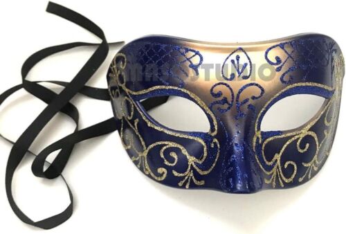 Mens Masquerade Ball Mask Cosplay Mardi Gras Prom Dance Birthday Bachelor Party - Picture 24 of 46