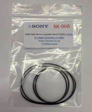 Kit de correa SONY TC-WE475, TCWE475 para cubierta de casete (4 correas)