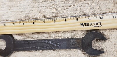 VINTAGE FORGED in USA 15/16 x 11/16 DOUBLE OPEN END WRENCH 