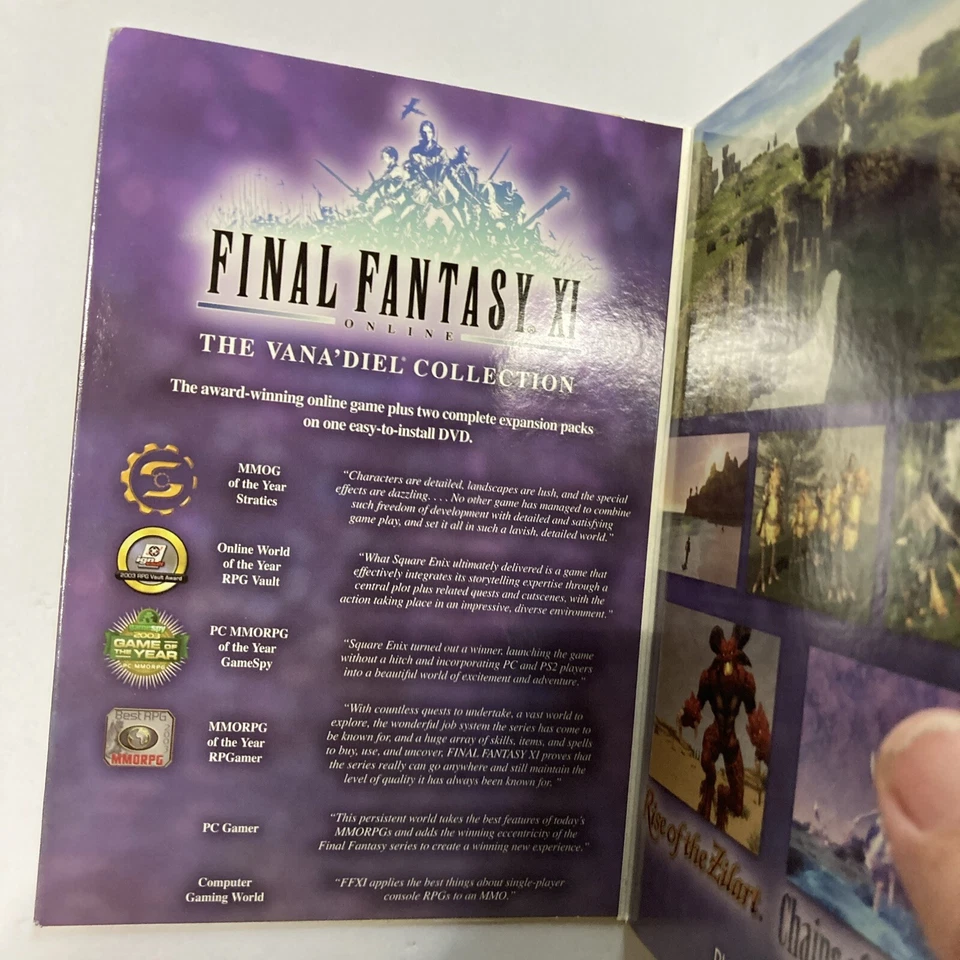 FINAL FANTASY XI: The Vana’diel Collection (Windows / PC, 2005) Complete | CIB  - Image 4 of 4
