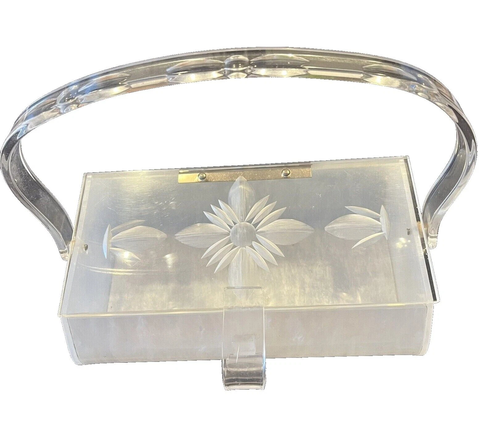 Lucite Bolso Casual Vintage Bolsas, Bolsos y estuches