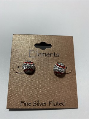 Elements Fine Silver Plated Earrings - Elegant and Timeless!