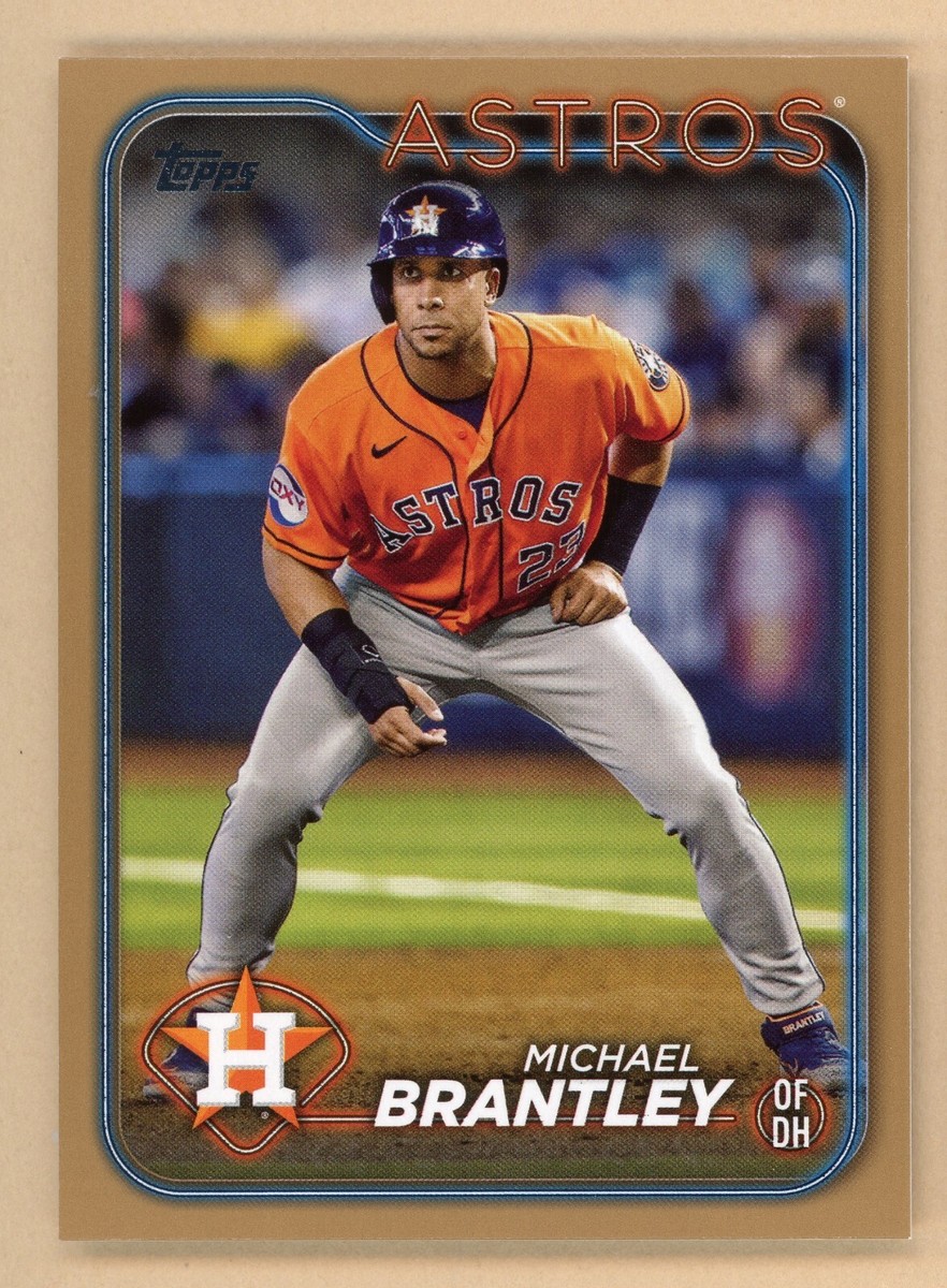 2024 Topps Series 2 Michael Brantley Gold /2024 #381 Houton Astros