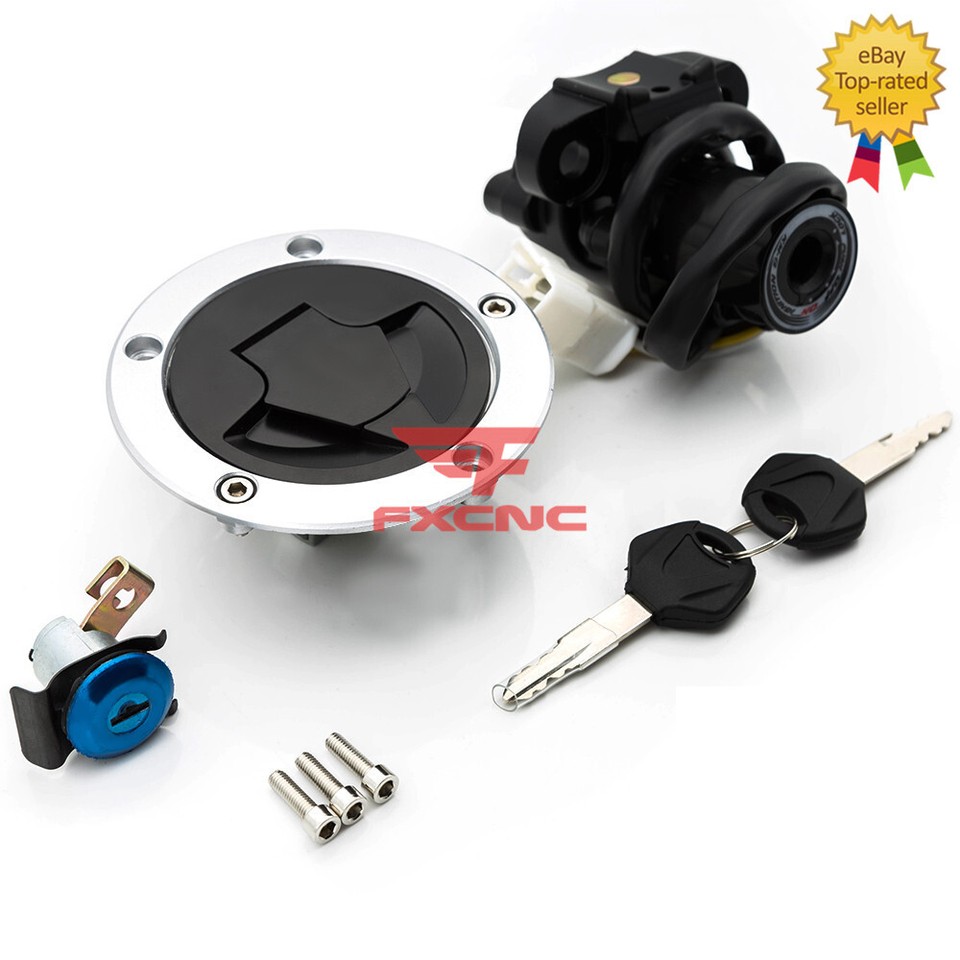 For Kawasaki Ninja ZX6R 20132017 2018 Ignition Switch Gas Cap Fuel