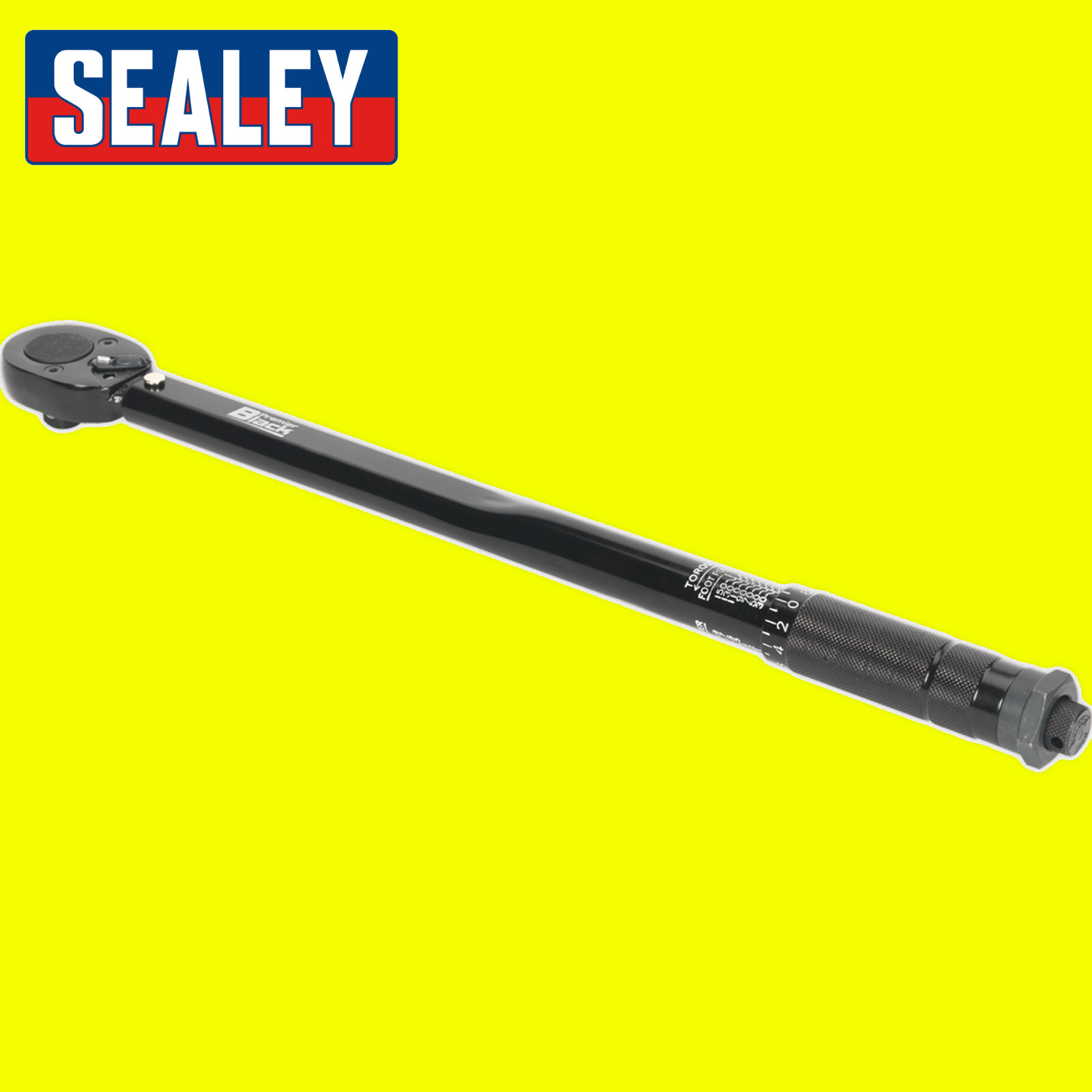 SEALEY AK624B Micrometer Torque Wrench 1/2""Sq Drive Calibrated Black Series