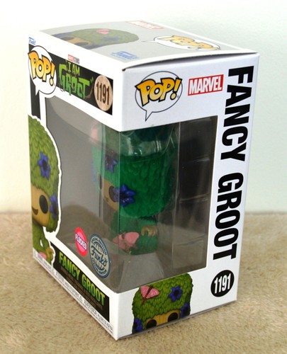 Marvel Groot Funko pop FANCY GROOT Flocked 1191 Edition Spéciale - Imagen 3 de 7