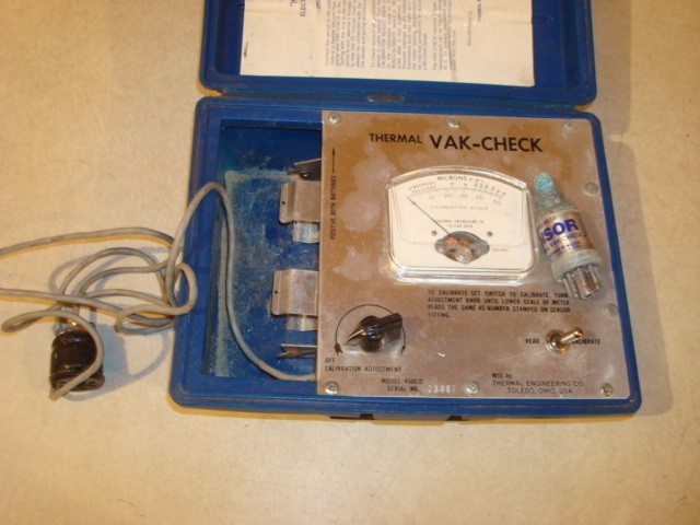 No.4501 Thermal Vac Check Gauge  Tester Analyzer