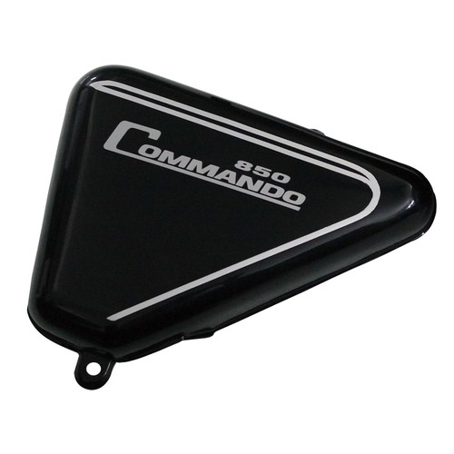 For Norton Commando Roadster 850 Side Panel Steel Black Painted GEc - Picture 5 of 7