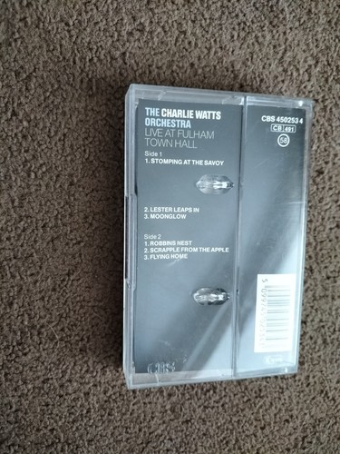 Charlie Watts Orchestra - Live At Fulham Town Hall - Cassette Tape (1986) - Picture 2 of 3