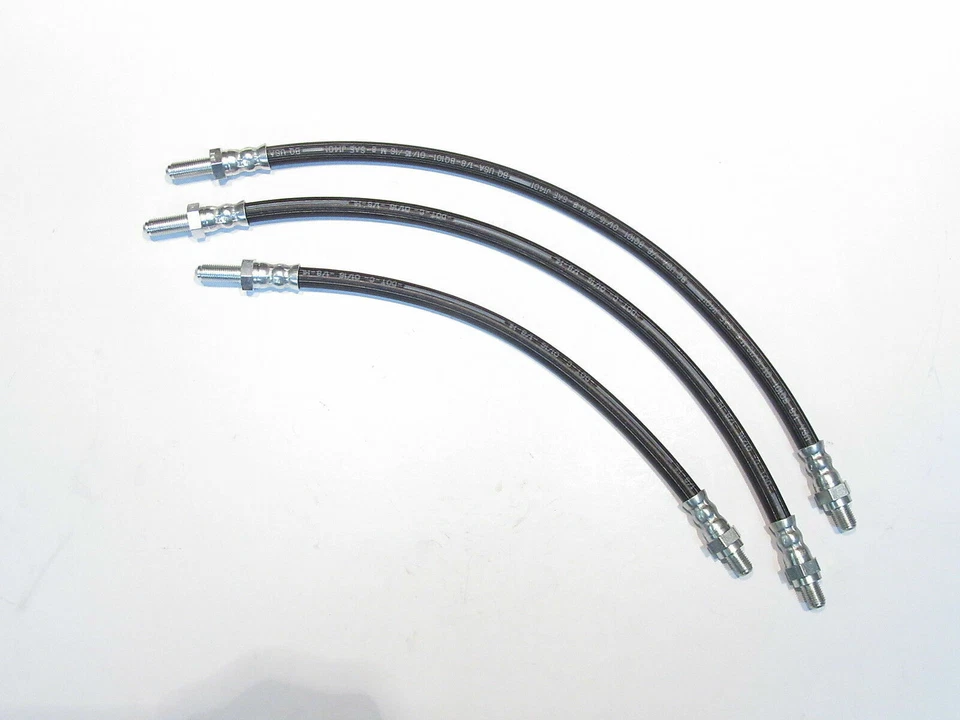 Nuevo kit de manguera de freno de 3 piezas Aston Martin DB2 DB2-4 y DB3-4 MK3A 3700634/3700628 Foto 2 de 3