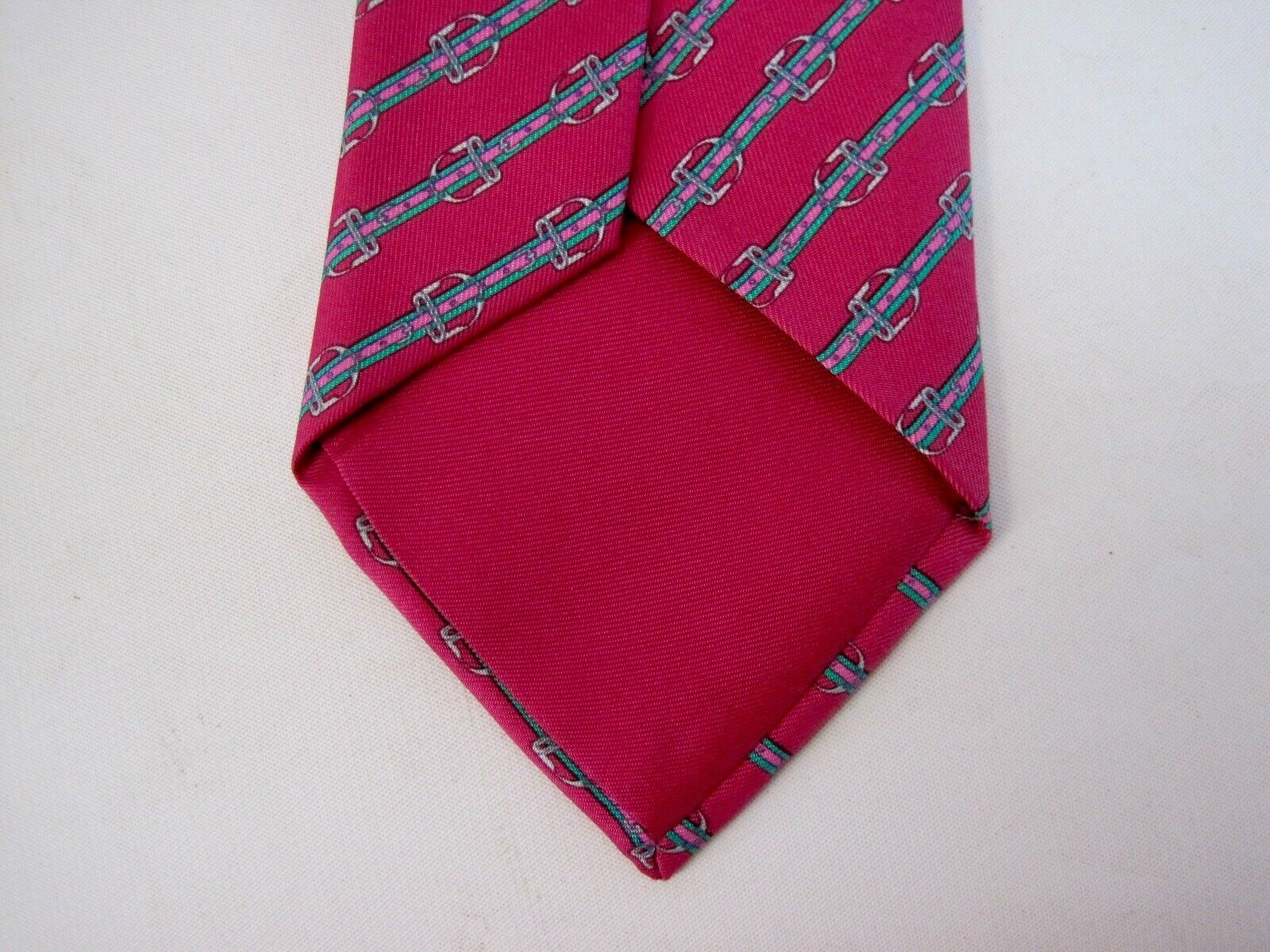 HERMES 812 MA Men's 100% Silk Necktie France Luxu… - image 7