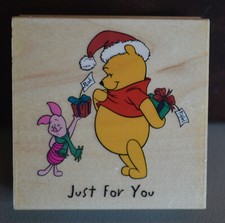 Pooh Just for You Disney Rubber Stamp All Night Media 199F09 NEW