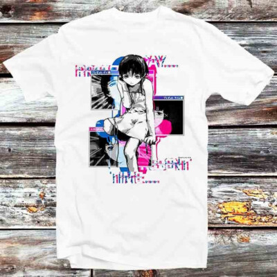 Serial Experiments Lain Computer CMD Japanese Manga Anime T-Shirt B440