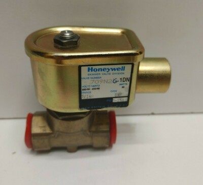 NEW OLD STOCK! HONEYWELL 240V 7/16'' ORIFICE 1/2'' NPT SOLENOID VALVE 709N2G1DN