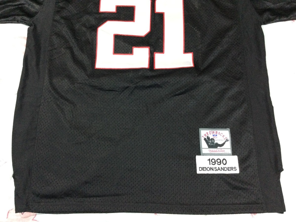 Atlanta Falcons Deion Sanders #21 Football NFL Mitchell