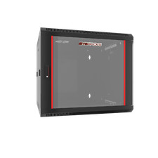 Server Rack 9U Wall Mount Cabinet Locking Networking Data Enclosure Glass Door
