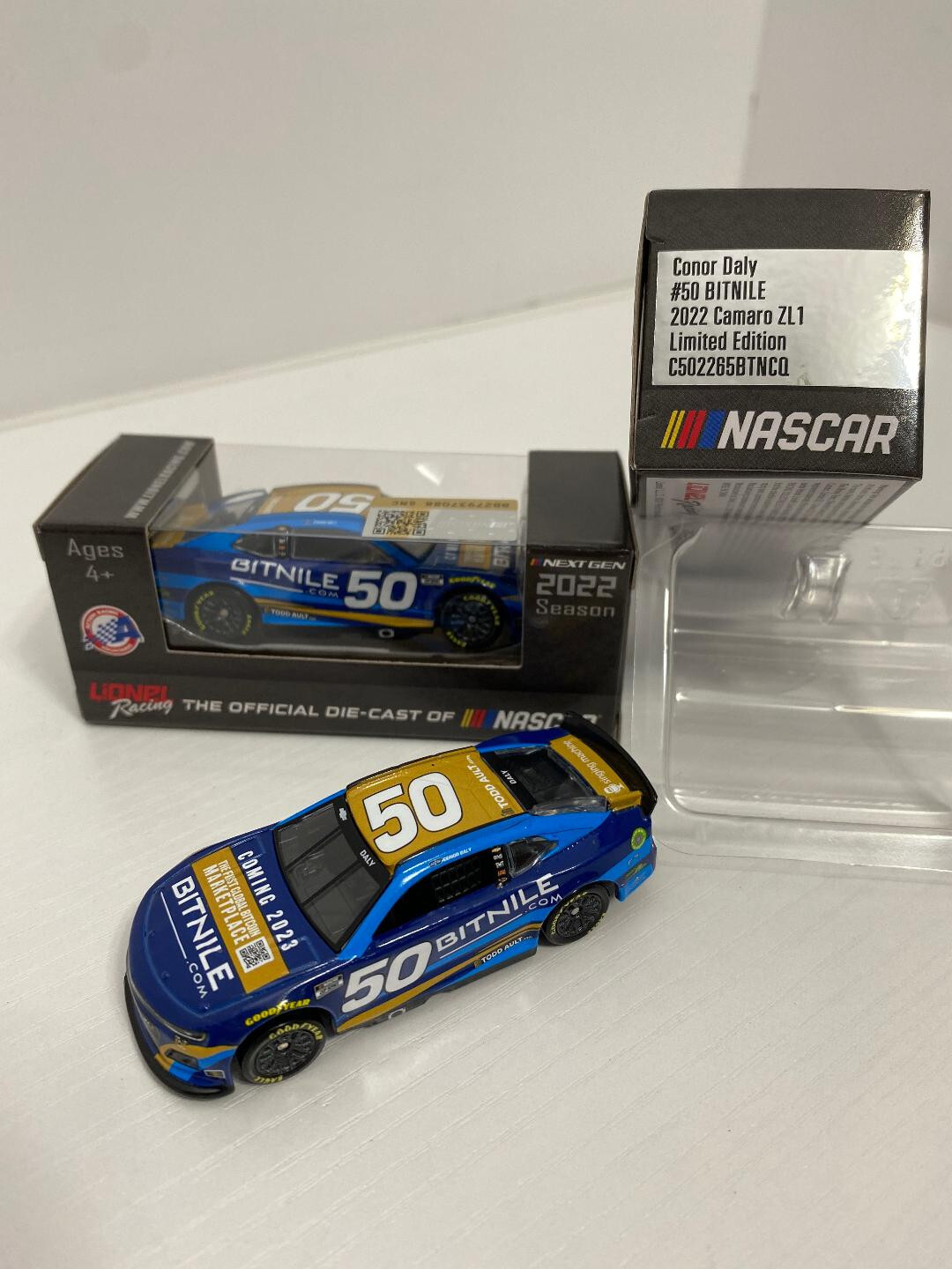 NASCAR 2022 CONOR DALY #50 BITNILE 1/64 CAR