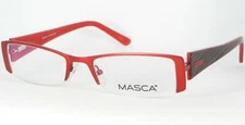 NEW MASCA MA1361 RED EYEGLASSES GLASSES METAL FRAME MA 1361 51-18-135mm