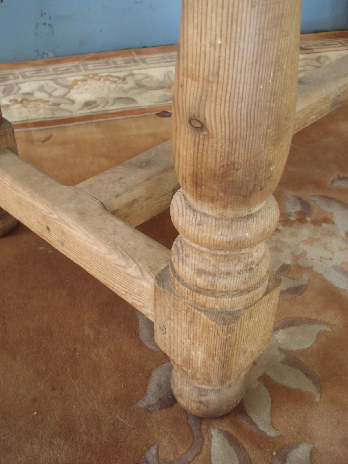 Sturdy Pine Farmhouse Table eBay