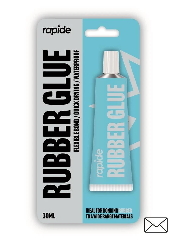 RAPIDE Rubber Glue Adhesive Leather Trainers Fabric Rubber Boots Waterproof 30ml