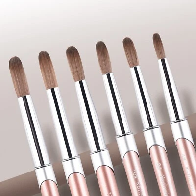 KADS Acrylic Nail Brush 100% Kolinsky Sable Hair Nail Extension Painting Carving Tool
