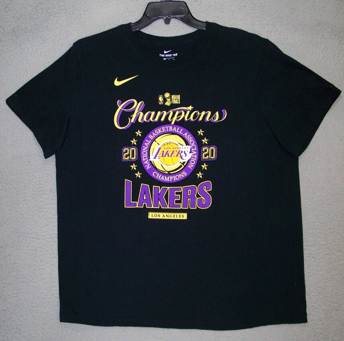 【希少】Nike Los Angeles Lakers Champions S Nike Los Angeles Lakers Champions Shirt Adult Extra Large
