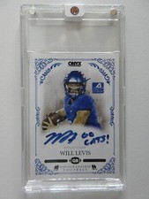 2022 Onyx Vintage Autograph NFL Will Levis Rookie RC ON CARD Auto Panini SP 1/10