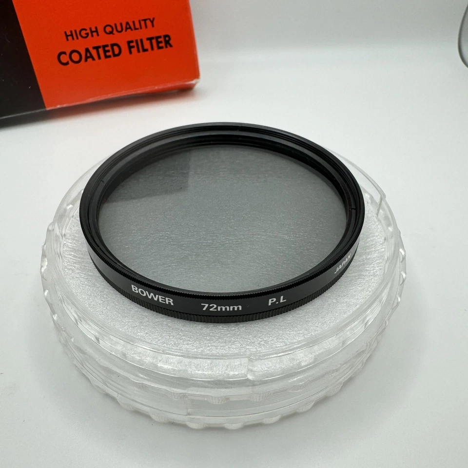 Bower 72 mm Circular Polarizing Filter Genuine Coated Optical Glass New In Box - Image 2 of 4