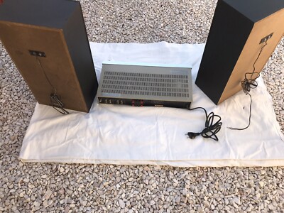 Ampli Vintage Hitachi HA-1800 - Stereo Intégré 15W - Collection HIFI Années 70 - Argenté