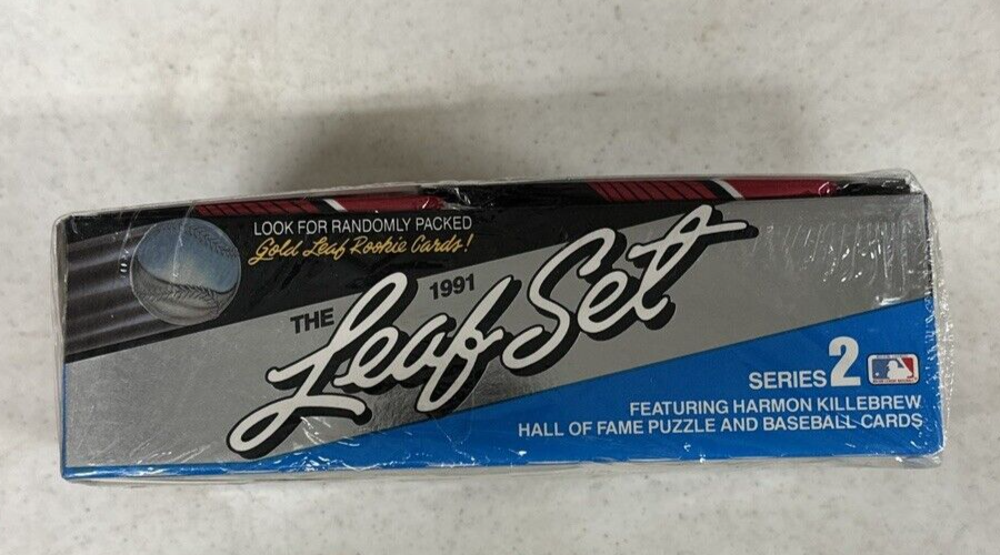 1991 LEAF SET Baseball Series 2 Trading Cards Factory Sealed Wax