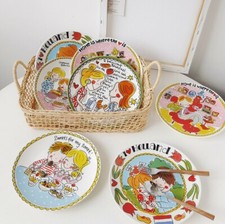 8 Inch European Cartoon Comics Ceramic Heat Resistance Dinnerware Plates Gift