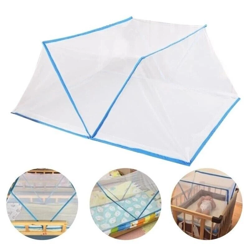 MOSQUITERA CON DOSEL PARA CAMA DOBLE CORTINA PROTECCIÓN MOSQUITOS - Imagen 2 de 4