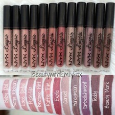 Lápiz labial líquido NYX crema para labios gamuza crema mate lencería lápiz labial líquido push up