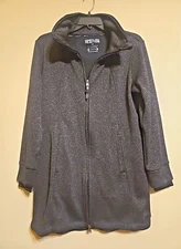 Kenneth Cole Reaction Jacket Black With Missing Hood SZ L  With Thumb Holes