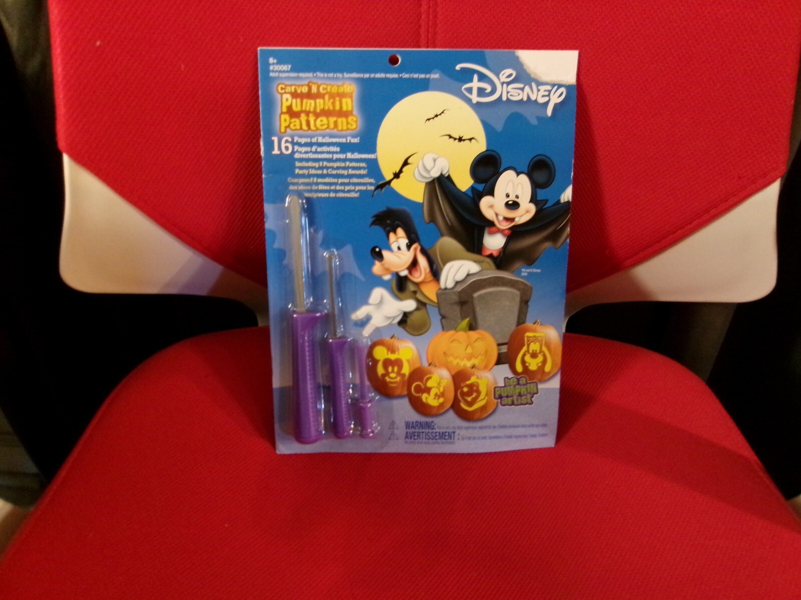 pumpkin carving patterns by disney never been used brand new