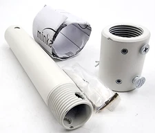 MinkaAire DR512 & DR500 12" Ceiling Fan Downrod & Coupler for 9 Ft Ceilings