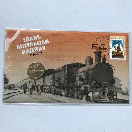 2017 $1 Trans-Australian Railway PNC with C Mintmark Coin