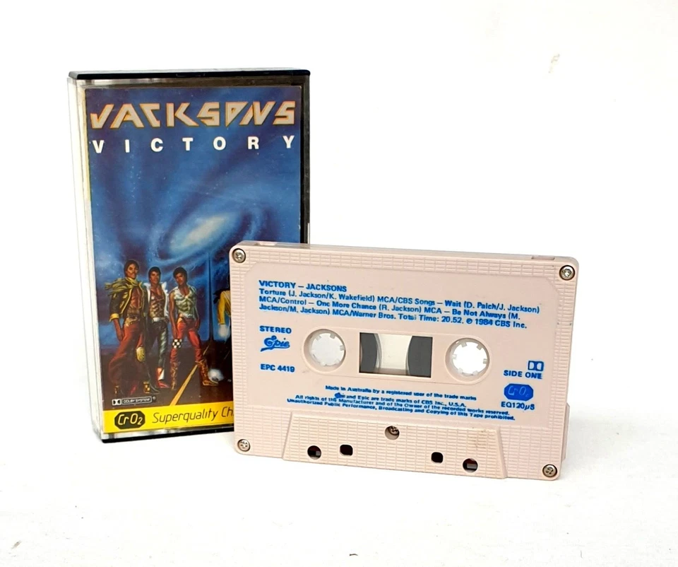 The Jacksons – Victory - Audio Cassette, Album 1984 Australia Epic – EPC 4419 - Image 2 of 2