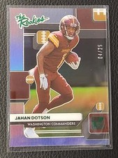 2022 Panini Clearly Donruss The Rookies Jahan Dotson /25 #TR-8 Commanders