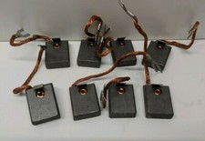 LOT OF 8 NEW OLD STOCK HELWIG 1.25" X .875" X .375" CARBON BRUSHES 80-378751