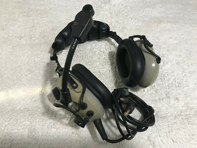  Pilot Headphones SoftComm Model C 40 Pro-am  Stereo Headset With Mic for parts