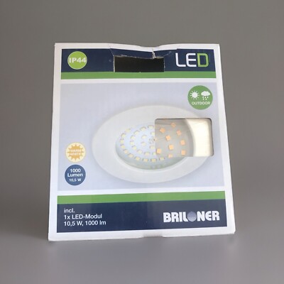 Briloner 7236-016 Led Außenleuchte Einbaustrahler Einbauleuchte 10,5W 1000lm W/W
