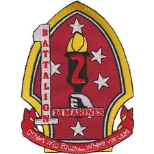 1st Bn 2nd Marines Patch